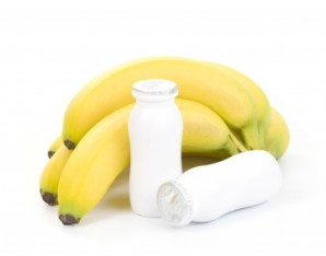 Piure de banane si lapte