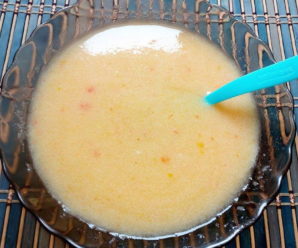 Supa crema de morcov cu gris
