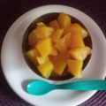 Desert cu mango si lapte de cocos