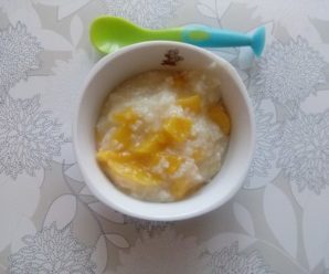 Budinca de orez cu mango
